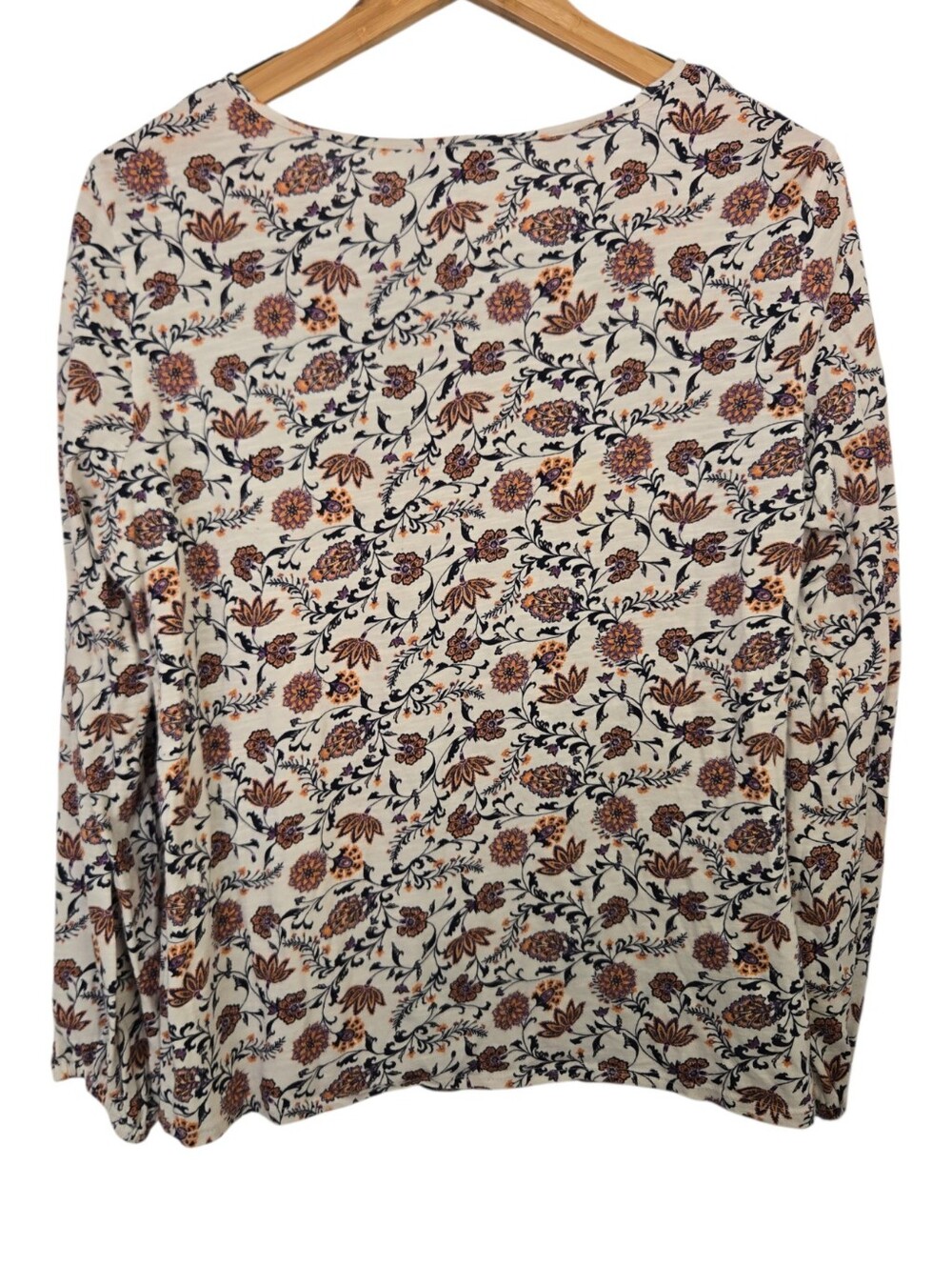 ๐ธ Vintage America Boho Floral Peasant Blouse | Women's Large | Long Sleeve - Picture 5 of 5